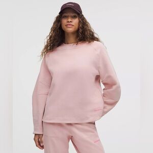 Lululemon Loungeful Relaxed-Fit Crewneck Sweatshirt in Mink Berry, Size Small